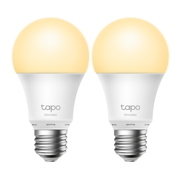 Tapo Dimmable Smart Light Bulb, E27, 2 pack