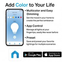 Tapo Smart Light Bulb with Multicolour, E27, 2 pack