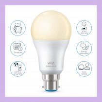 WiZ B22 Dimmable Whites Smart Bulb with Bluetooth