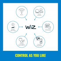 WiZ E27 Dimmable Whites Smart Bulb with Bluetooth