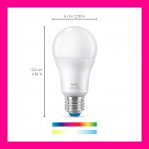 WiZ E27 Colours Smart Bulb with Bluetooth