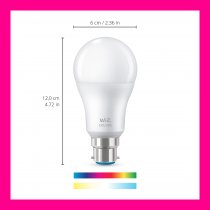 WiZ B22 Colours Smart Bulb with Bluetooth